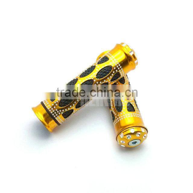 Wholesales 7/8" MTB ATV Motorcycle Handle Handlebar Grips Magenta handbar hand grip golden spot
