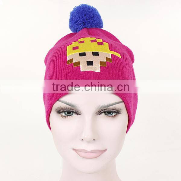 custom design knit funny baby beanie