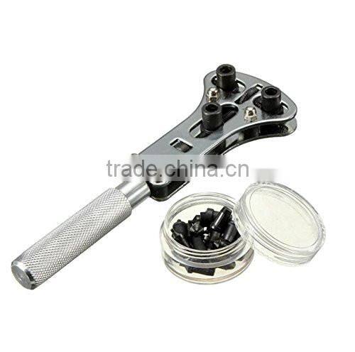 Watch Back Case Holder Opener Pin Link Remover Spring Bar Repair Tool Kit