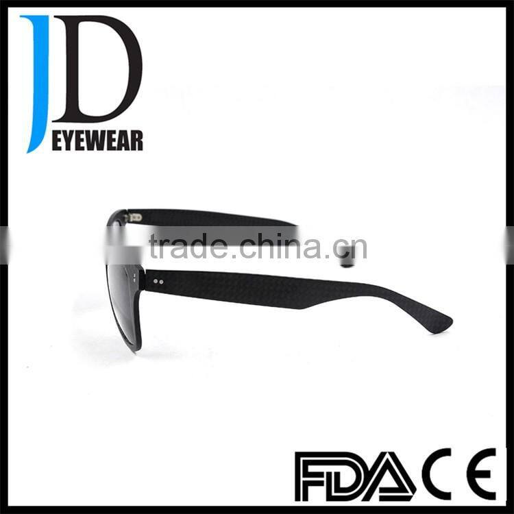 design your own logo square unisex carbon fiber sunglasses
