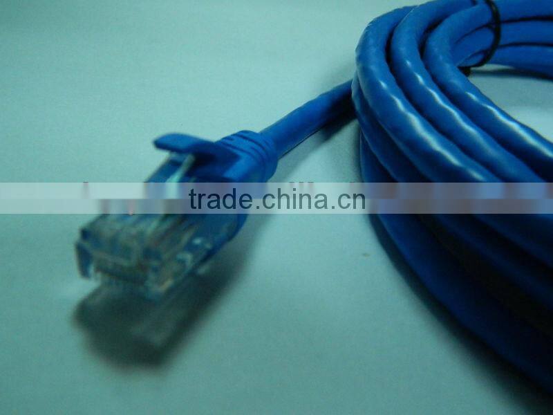 high quality cat6 patch cord/full copper cat6 ftp patch cord for broadband connection