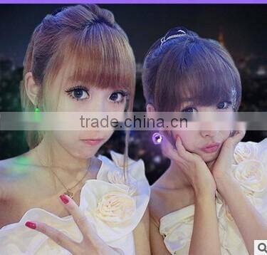 2016 New coming woman LED earrings pearl earrings