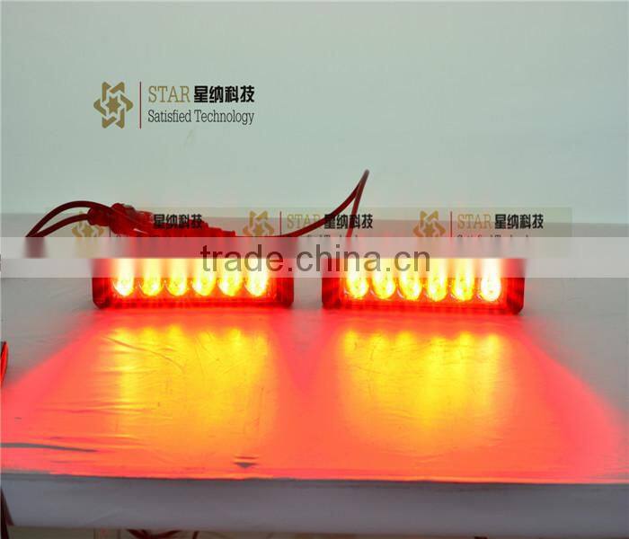 CE ROH certificated 12V Motorcycle led light emergency vehicle visor strobe lights (LED-186P-1)