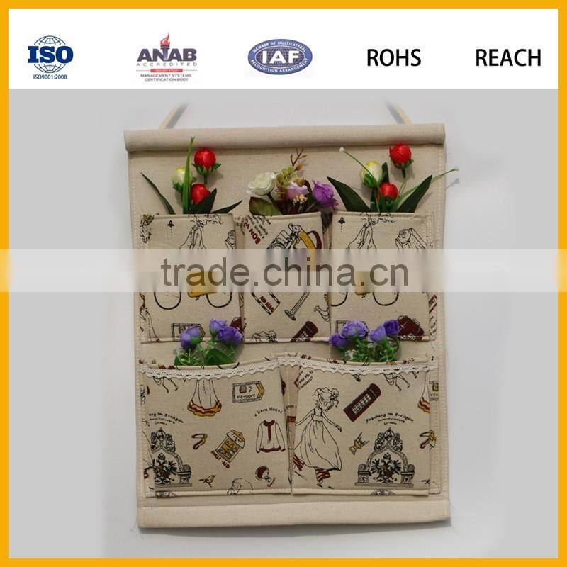 Wall Door Cloth Colorful Hanging Storage Bags Case Pocket Home Organization