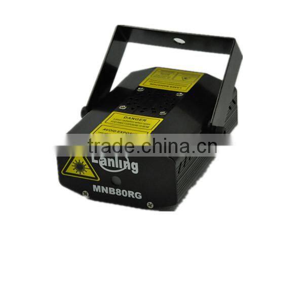 Christmas Mini Stage Laser Lighting 8 Gobos with Gift Box