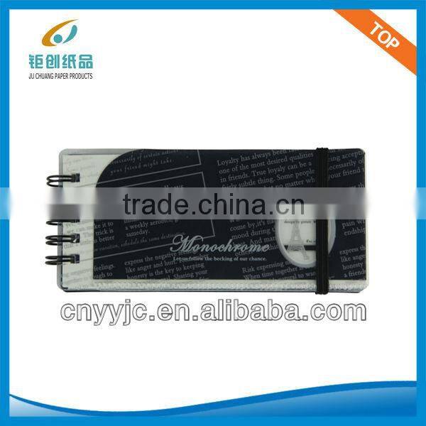 cardboard spiral notebook