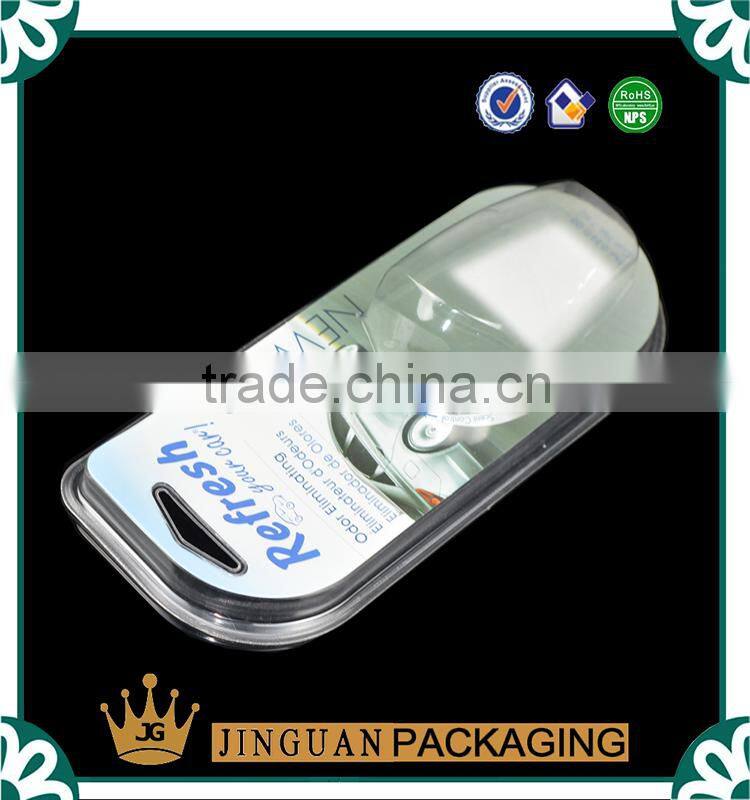2016 custom plastic clear pvc blister packaging for air refresh