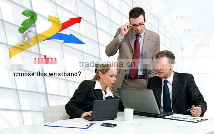 PVC UHF disposible rfid wristband, bracelet tag