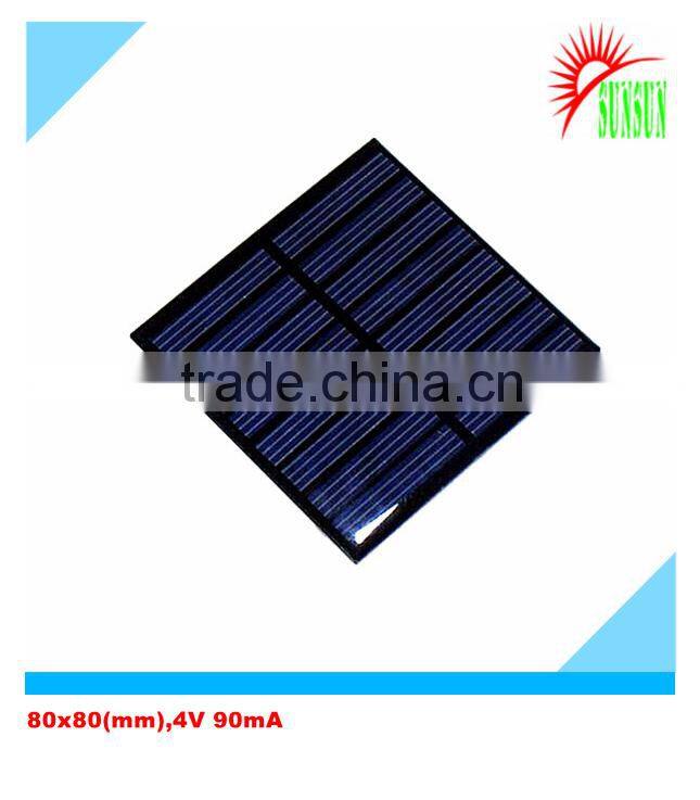 Epoxy resin 0.36W 4V 90mA mini solar panel
