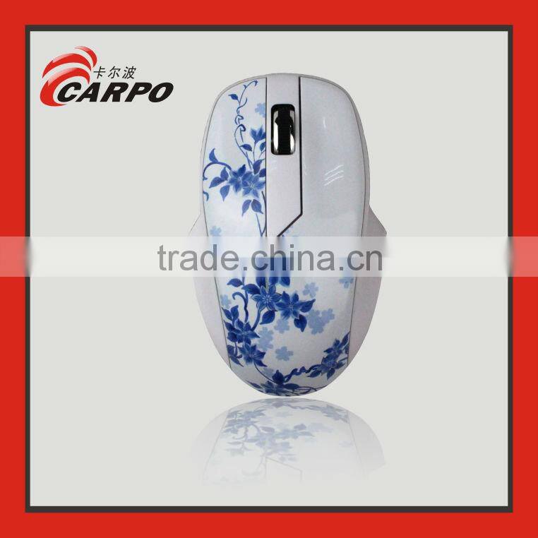 Decorative Computer Bluetooth Mouse Ergonomic Design V9