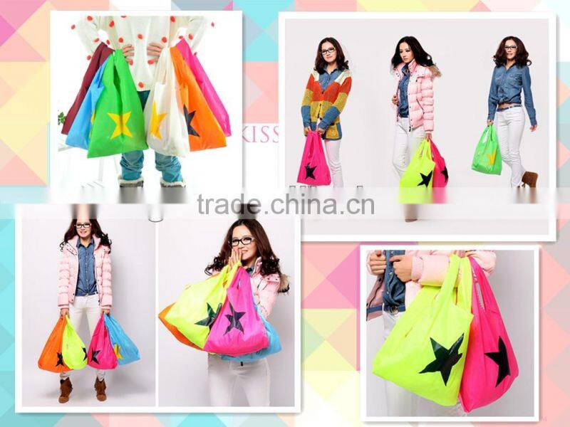 manufacturing Portable polyester bag/polyester zipper tote bag