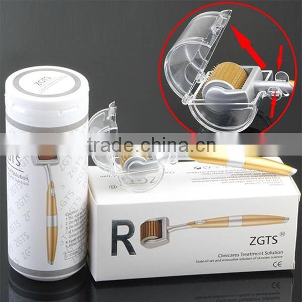 Popular Titanium Micro Needle Roller Skin Needling Derma Stamp 192 Pins Face Derma Roller