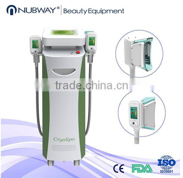 double handles professional cryolipolysis machine & cryolipolysis antifreeze membrane