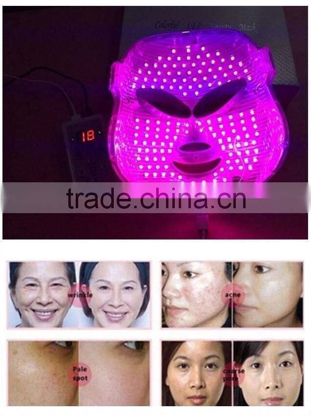 led light facial therapy mask face mask beauty machine for sale