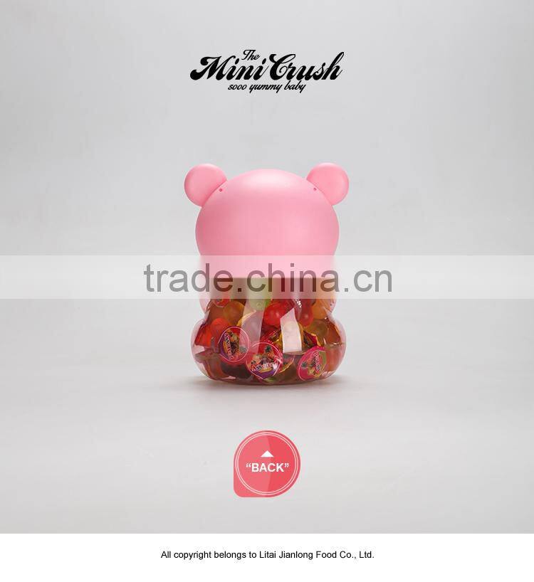 Halal soft gummy jelly candy,sugar coated jelly candy,vegetable gummy candy