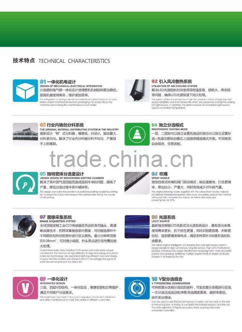 AMD T3S6 West Lake Longjing Tea Color Sorter