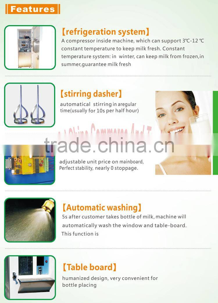 Prevail in Kenya: CE Approved 300L self-service milk dispenser machine in kenya