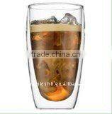 hotsale promotion pilsner beer glass with design with color box