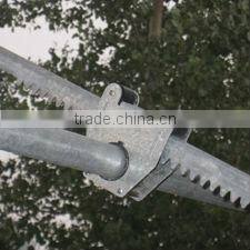 Conservatory pinion and rack