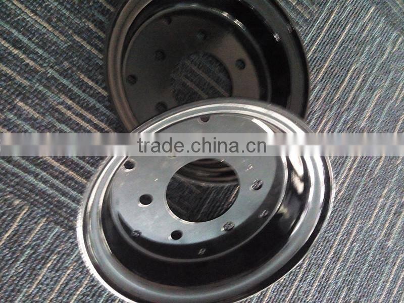 solid tire 4.00-8 5 bolt holes white split wheel rims 3.75-8 with low price