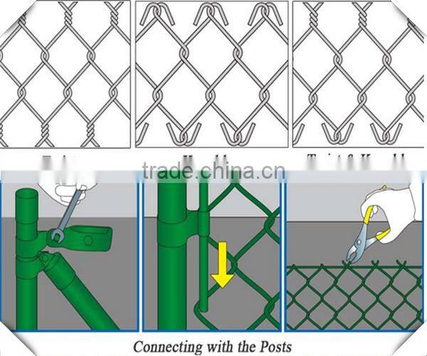 high quality 9 guage chain link fence for sale / galvanized chain link fence price