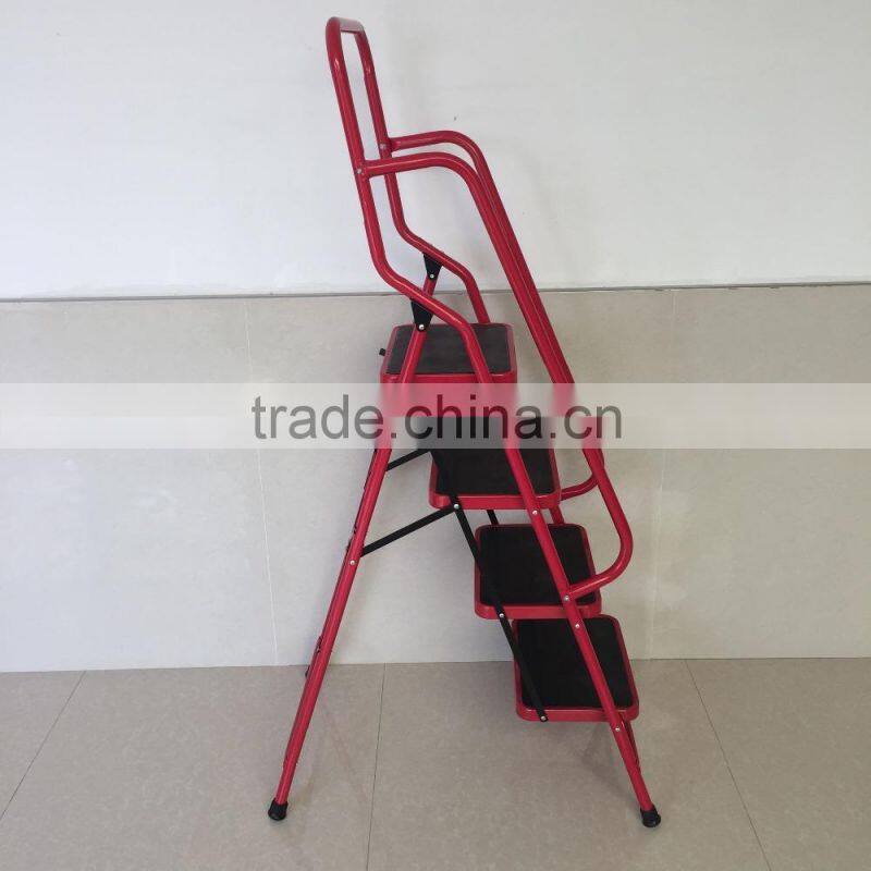 2 Step stool Folding ladder Safety Handrail Rail