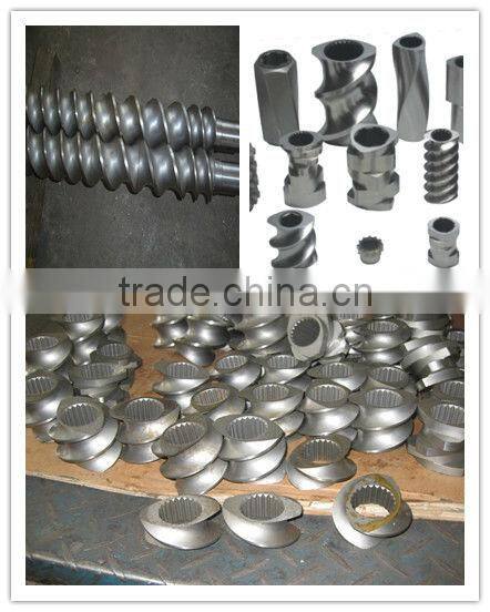 special heat-treatment screw and barrel for plastic extruder machine