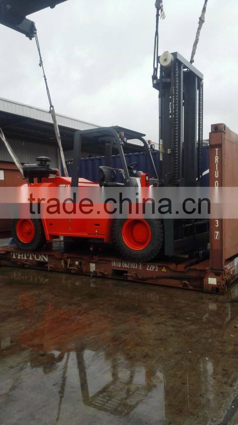 China Top1 Forklift Automatic Transmission H Series 12Ton 12000KG Heli Brand Forklift Truck Price