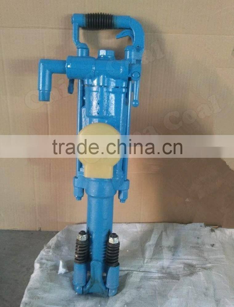 Air leg rock drilling machine YT23D