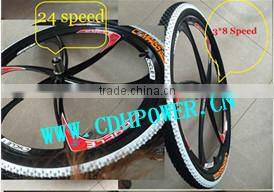 26" 24 Speed bicycle wheels, Bike Wheel, Bicycle Wheel with Adapter and sprocket