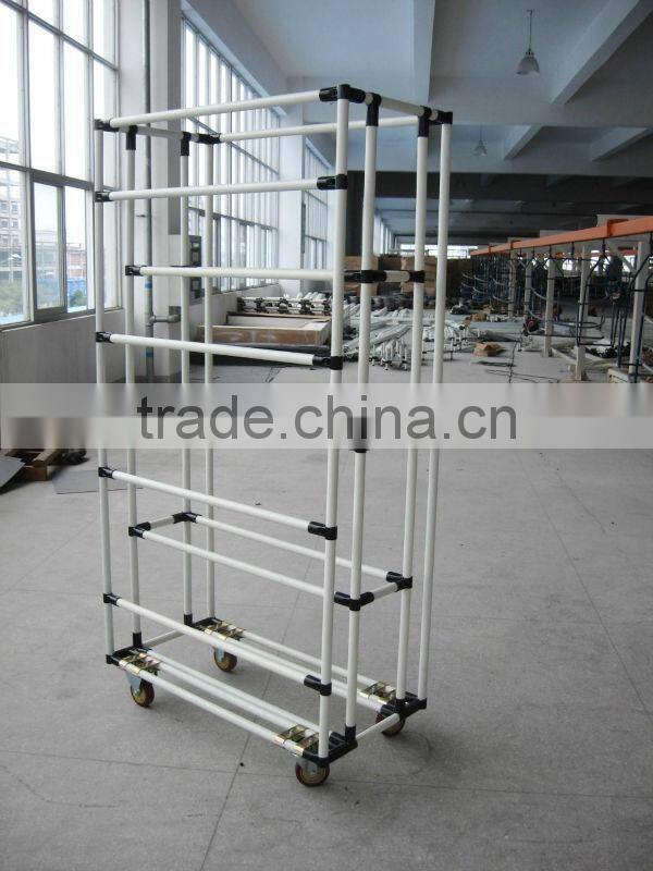 lean pipe for pipe storage rack system