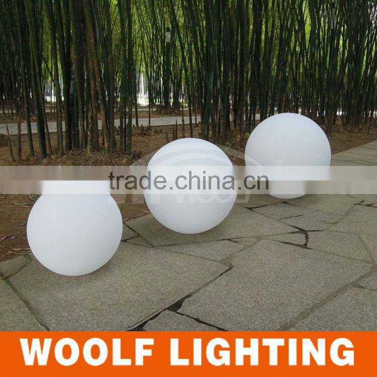 PE Plastic rechargeable 16 colors RGB waterproof LED peach light