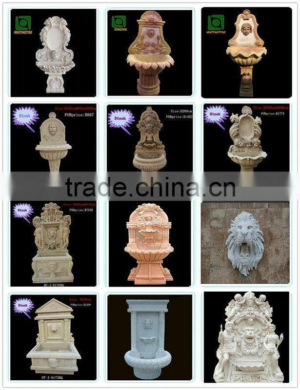 Luxury White Marble Wall Water Fountain
