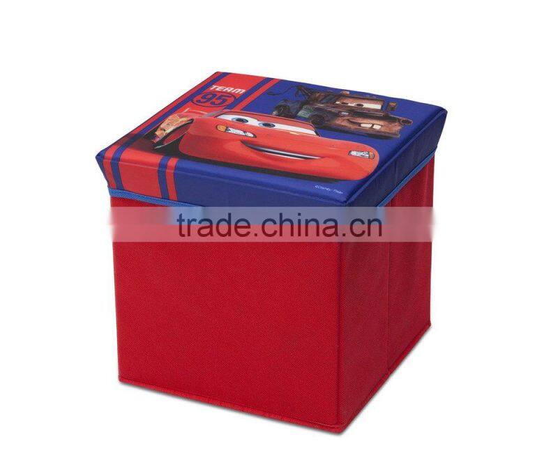 Disney Audited Factory Pixar Cars Ottoman Seat with Storage