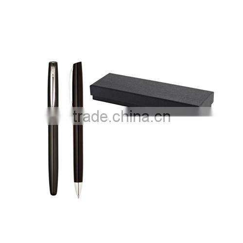Newest promotional roller pen and ball pen set with gift box