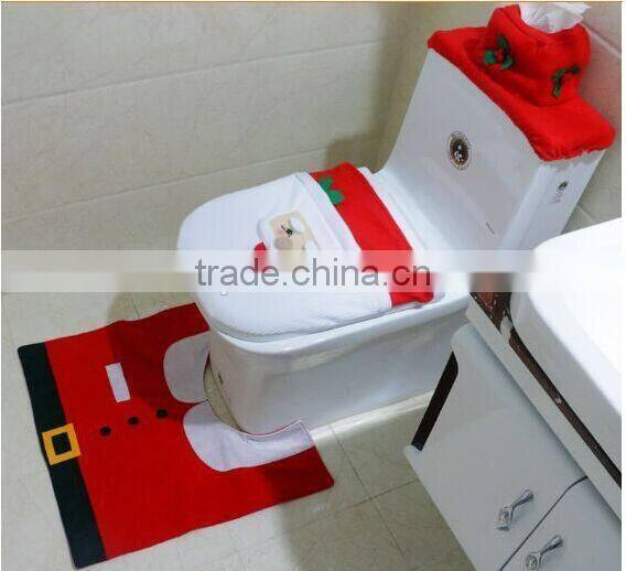 Hot-selling Christmas Gifts/Present For Family House Decoration Happy Santa Toilet Seat Cover Factory Cheap Wholesale Price
