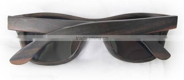 Ebony wood frame lenses sunglasses hot sale