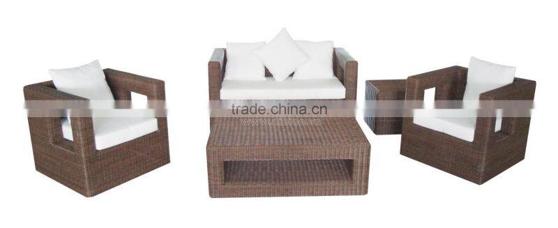 New Style Fashion Outdoor Garden PE Rattan Sofa