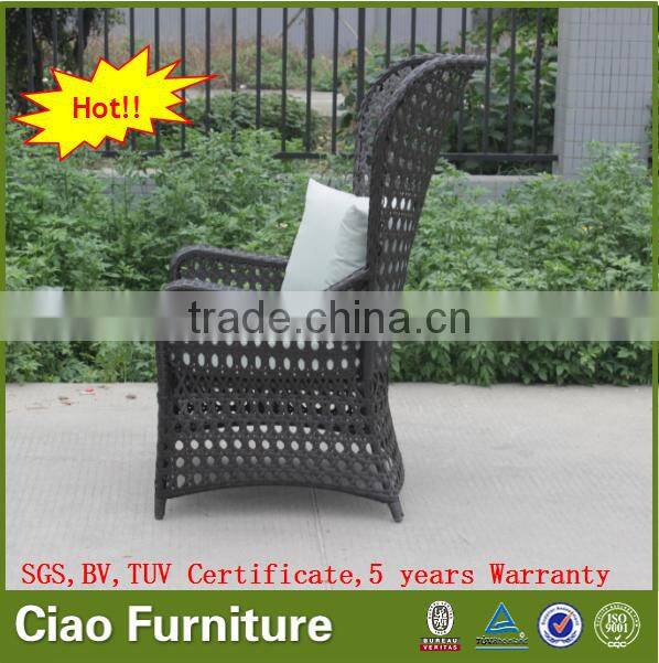 synthetic rattan garden furniture high back chair leisure chair