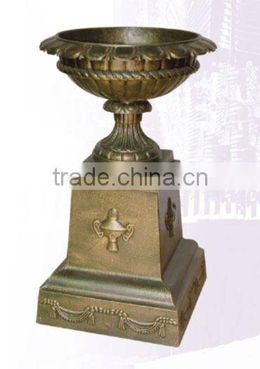 China made factory directly small size antique cast iron urn HS-P-48B