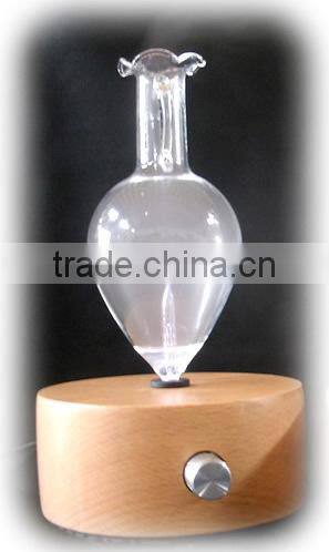 Elegant Wooden and Glass LED Aroma Diffuser Nebulization Oil Diffuser