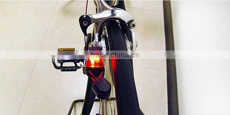V brake type vibration energy self-powered bicycle tail light
