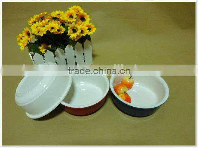 2014 Alibaba sale round shape baby white ceramic soup bowl