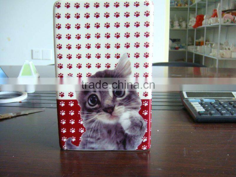 Plain Porcelain Sugar Bowl With Spoon ceramic ceramic mug with elegant design-Ceramic sugar bowl