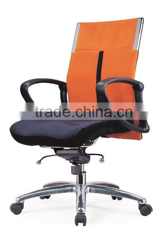 Swivel fabric middle back office chair