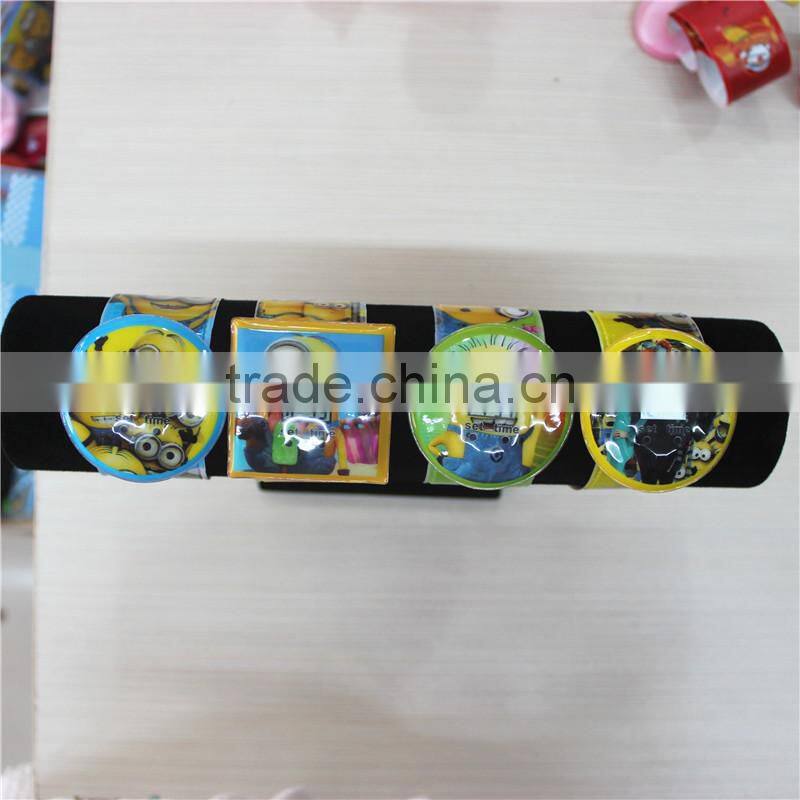 Promotional Plastic Snap Band Watch