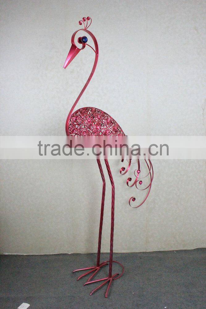 Metal peacock garden decoration