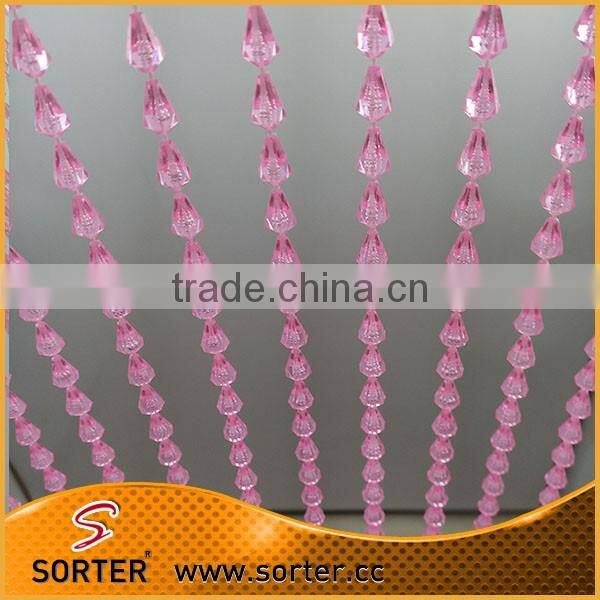 Sparkling beaded curtain/Feng shui plastic bead curtain/Bead curtain factory
