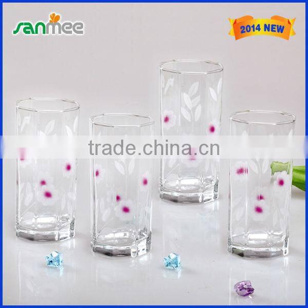 Mini And Clear High Orange Juice Glass