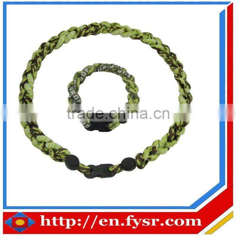 hot style fashion braided necklace for young people